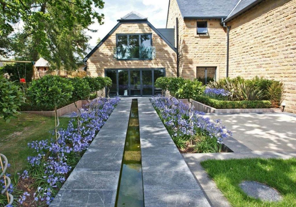 Aluminium windows and bifold door on large property